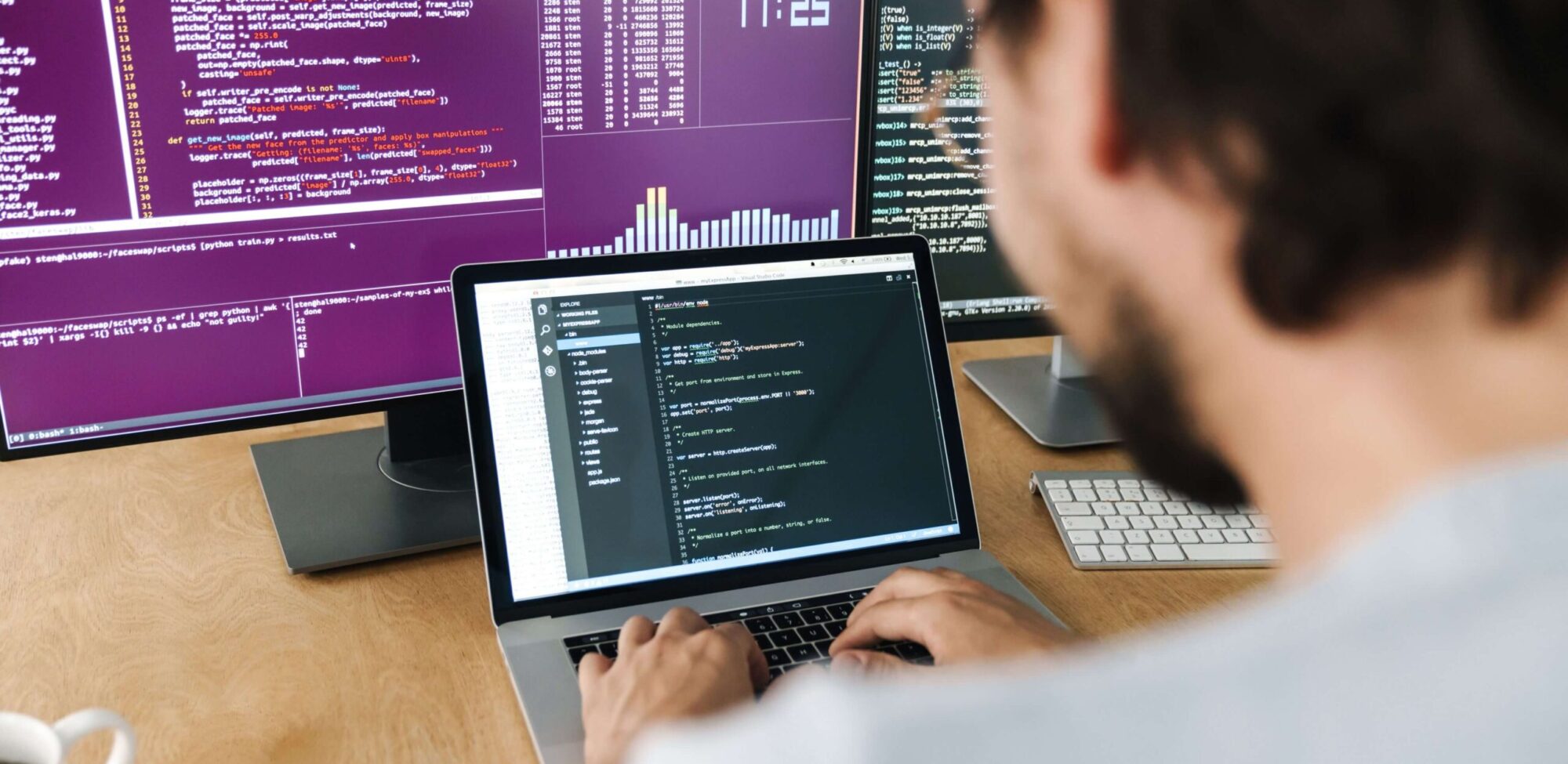 How to merge html css and javascript into your rails app image of focused caucasian programmer man working fq8v7c6